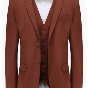 NWT Sleek and Sophisticated Men's Braveman Copper 3 Piece Suit​